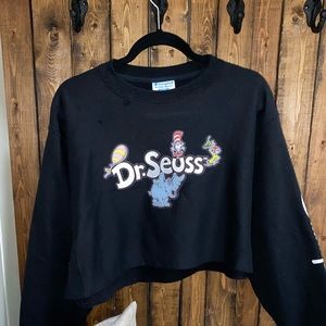 Champion/Dr.Seuss Reverse Weave Cropped Crew-Fit
